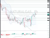 قیمت گاز طبیعی NG در مرحله صعودی کوتاه مدت با هدف قیمت به سمت 4.39 رشد می کند